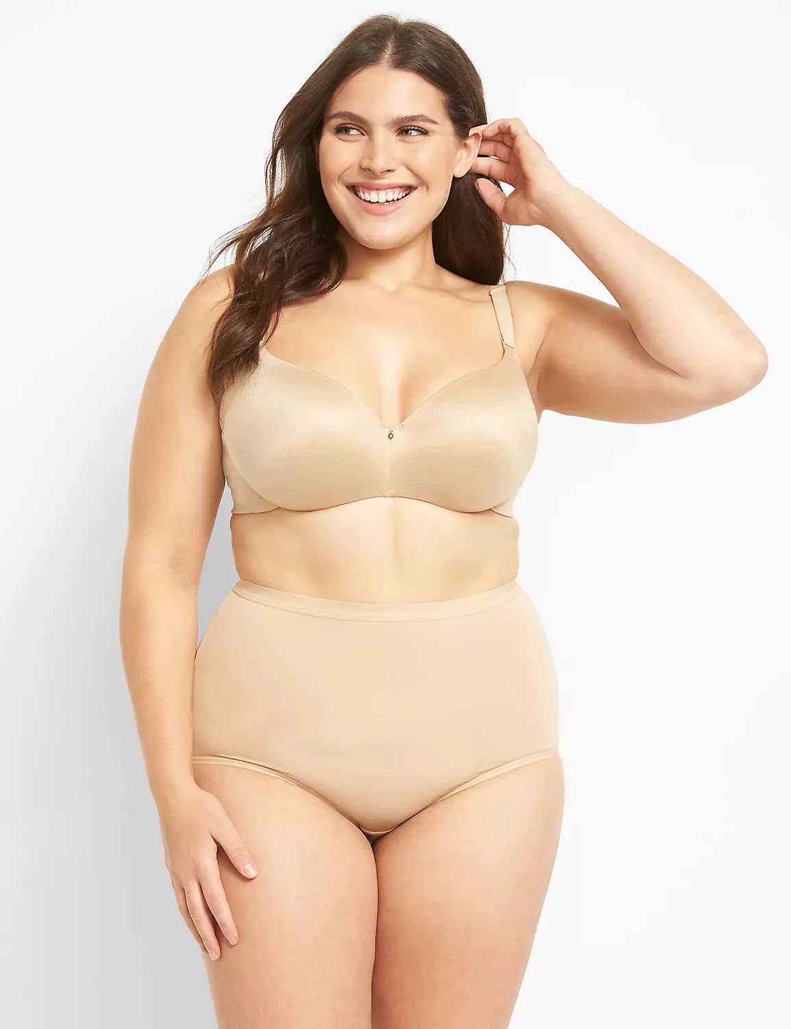 No-Show High-Waist Brief Panty | LaneBryant | Lane Bryant (US)