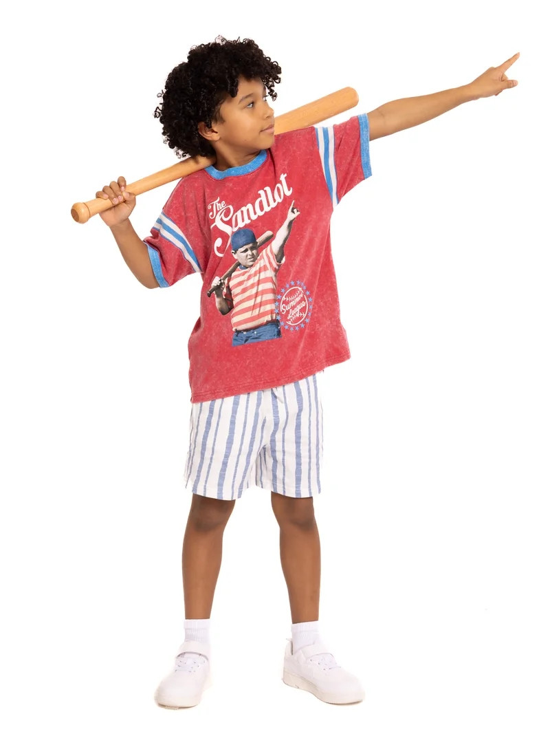 The Sandlot Boy's Short Sleeve Graphic T-Shirt, Sizes 4-18 | Walmart (US)