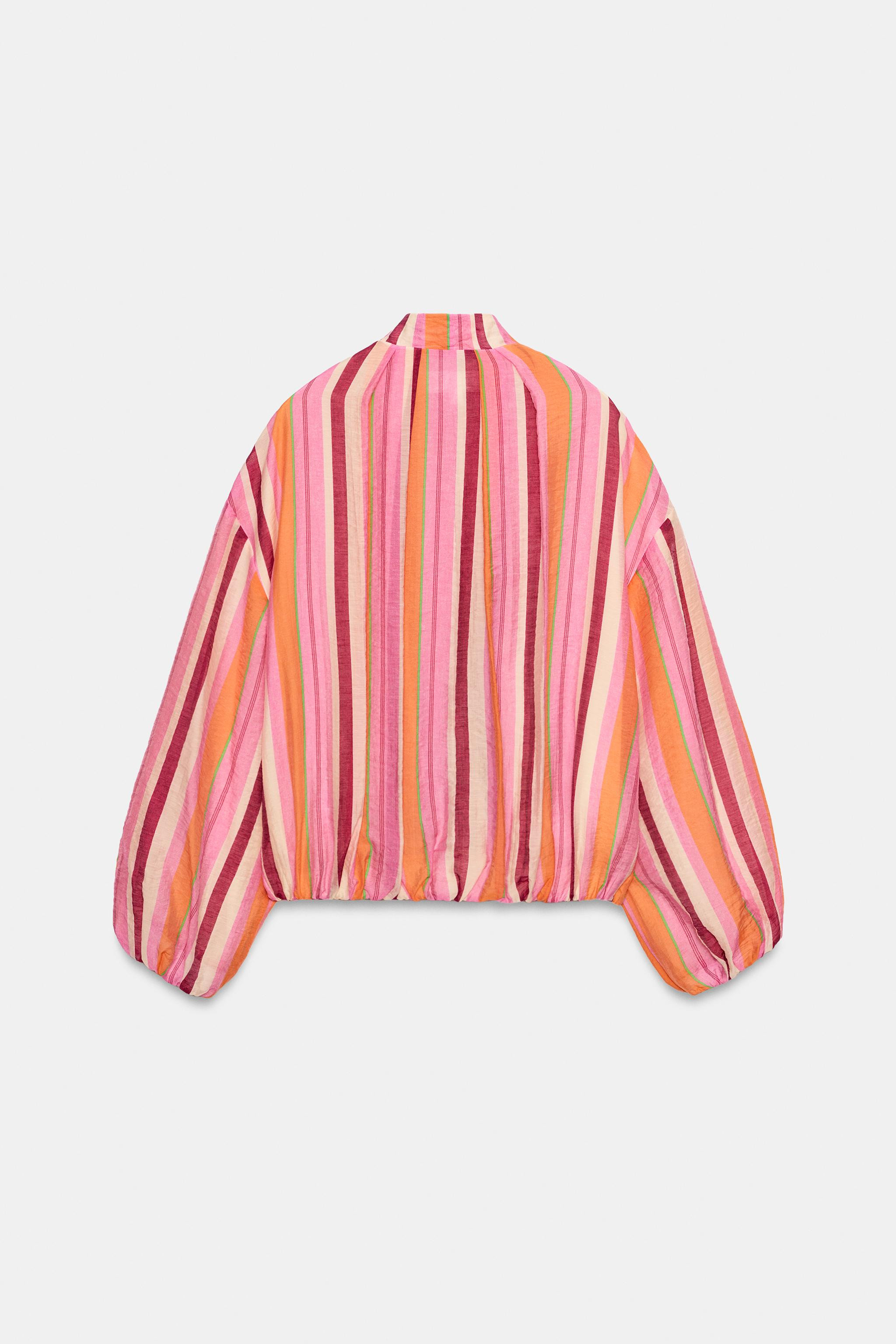 STRIPED BOMBER JACKET | Zara Canada