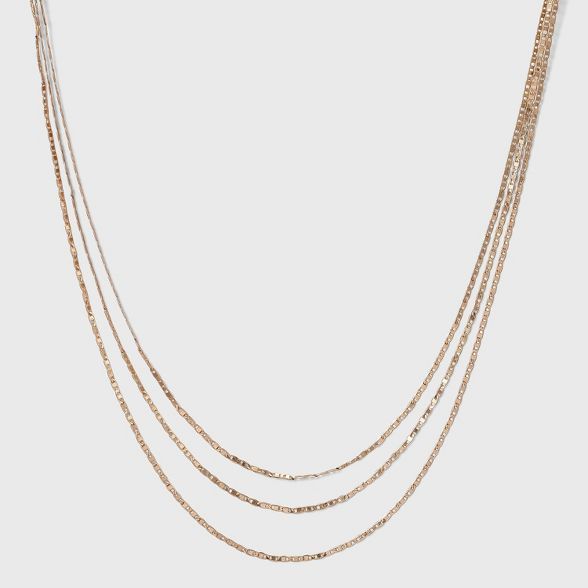 Chain Layered Necklace - Universal Thread&#8482; | Target