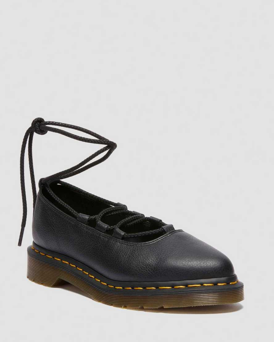 Elphie II Virginia leather ballet flats | Dr. Martens