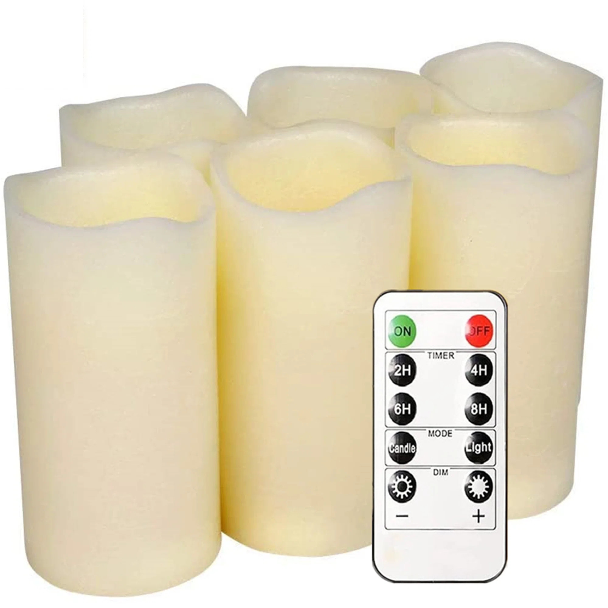 Unscented Flameless Pillar Candle | Wayfair North America