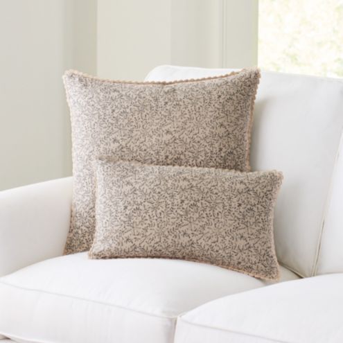 Colette Botanical Floral Linen Throw Pillow Cover with Insert | Ballard Designs, Inc.