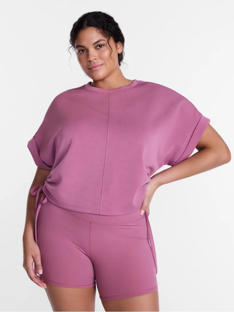 Avia Women's and Women's Plus ScubaKnit Top, Size XS-4X | Walmart (US)