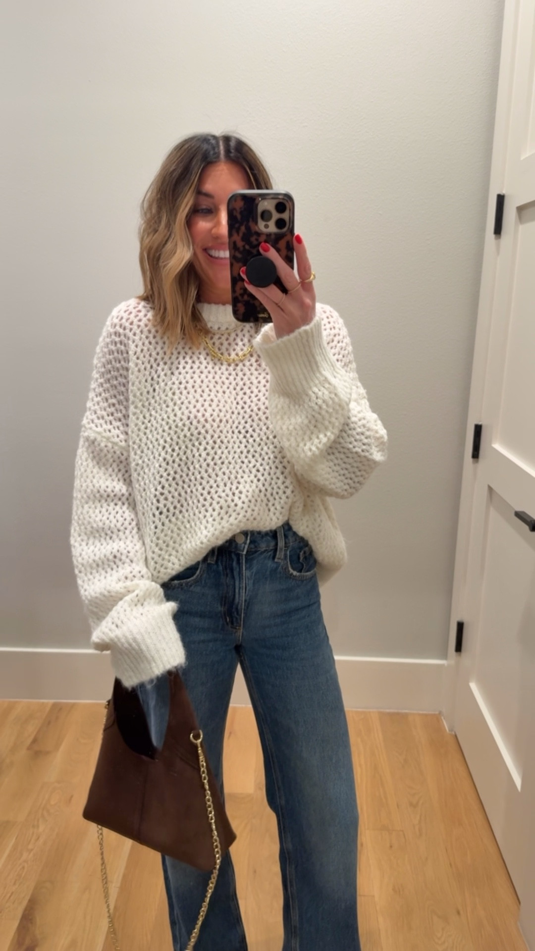 Love, love, love this sweater for spring and even summer!! SO cute, comfy, just the right amount of oversized- I will get sooo much wear out of this! 
Also this bag is the CUTEST! A mini version of their best selling bag! 

#LTKootd #LTKdayinmylife #LTKgrwm