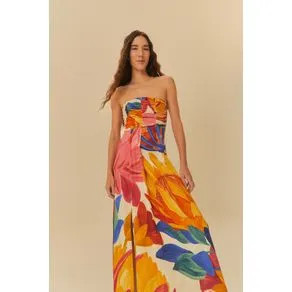 Vestido Midi Estampado Luiza | Farm Rio (BR)