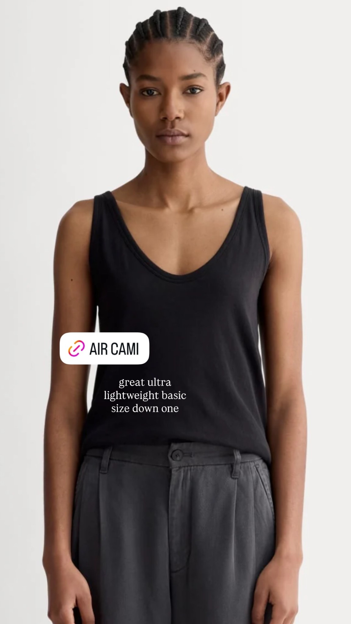 Everlane Sale: cami runs loose/big, size down one 

#LTKOver40 #LTKSaleAlert