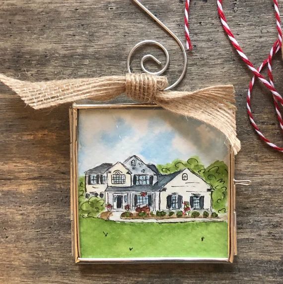 Custom House Ornament, Our First Home Ornament from Photo, New Home Christmas Ornament, Personali... | Etsy (US)
