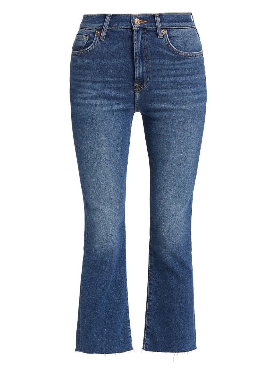 High-Waisted Slim Kick Jeans | Saks Fifth Avenue