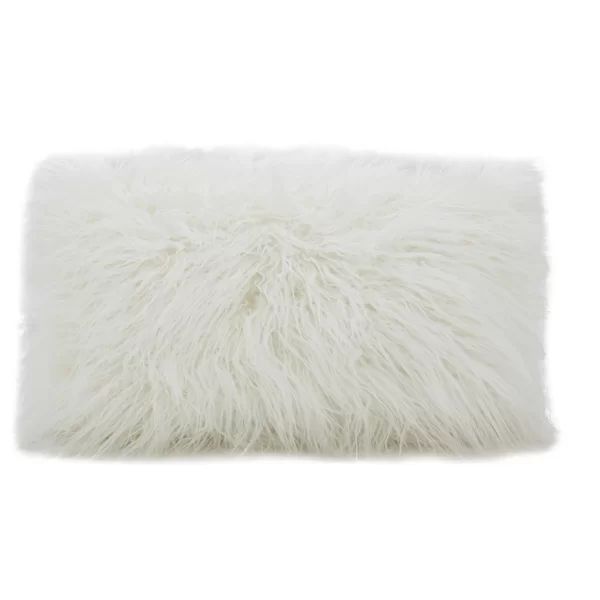 Mongolian Faux Fur Throw Pillow | Wayfair North America