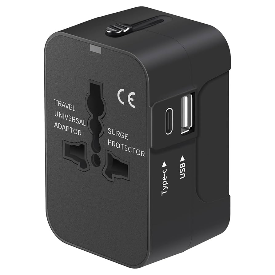 Travel Adapter with USB C, Universal All in One Worldwide Travel Adapter Power Converters Wall Ch... | Amazon (US)