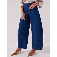 River Island Oversized Balloon Jeans - Blue | Very (UK)