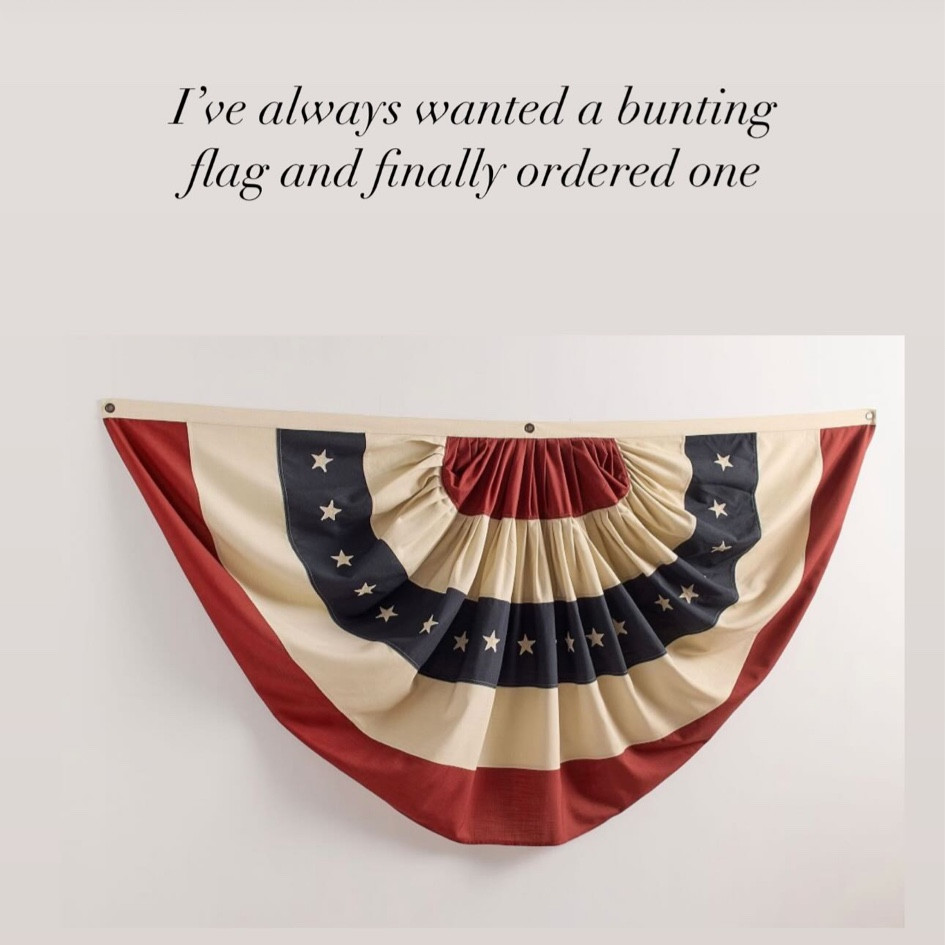 I found the prettiest heritage bunting flag! Can’t wait to use this every summer 🇺🇸 comes in 3 sizes!

#LTKHome