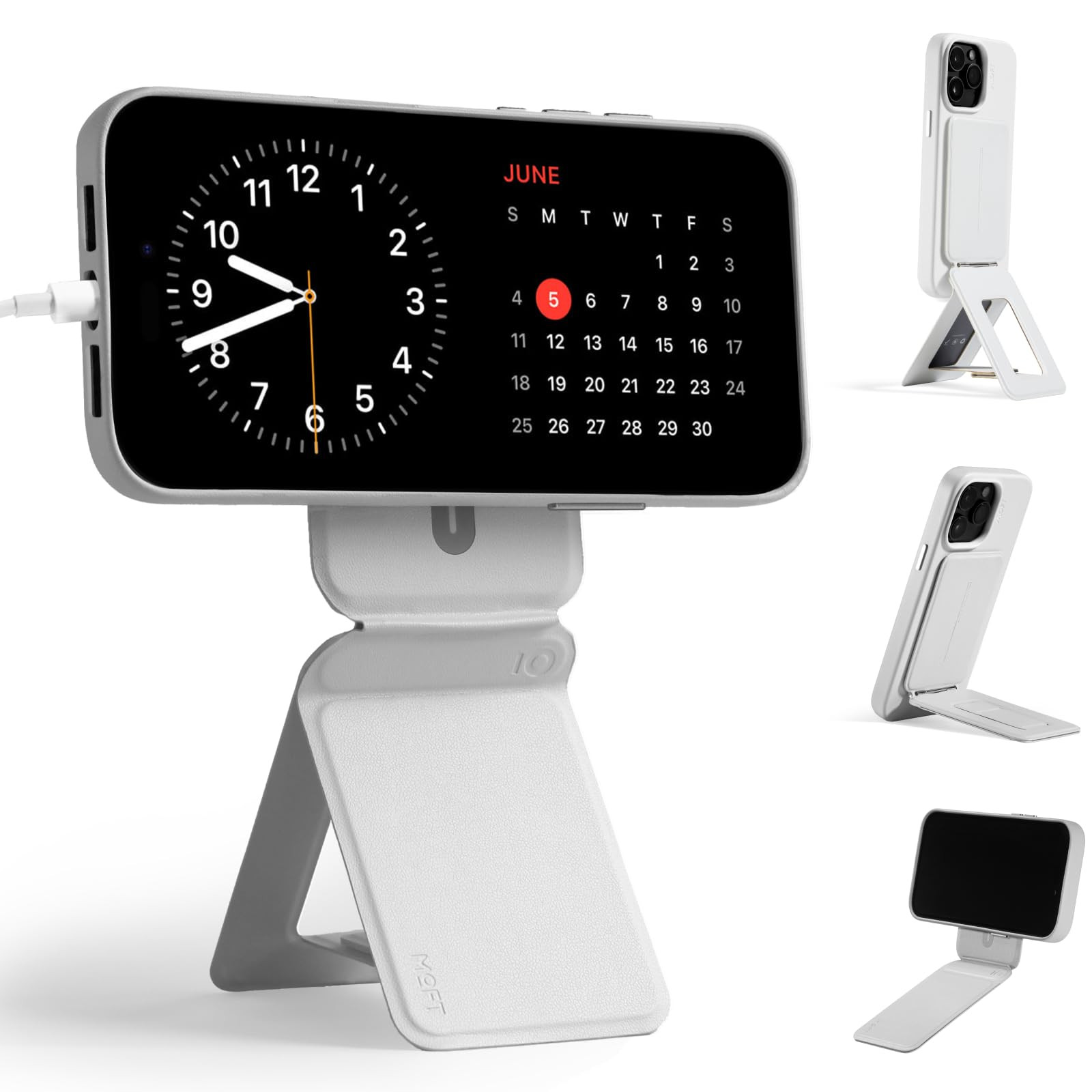 MOFT Phone Tripod Stand Compatible with iPhone 16/15/14/13/12 Series, Angle Adjustment & Strong M... | Amazon (US)