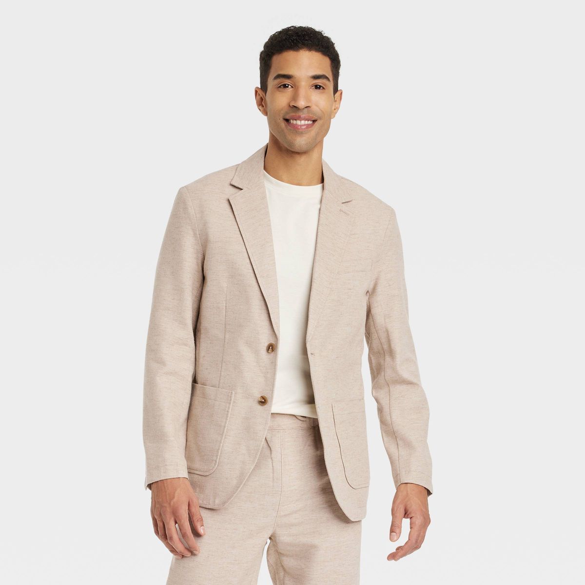 Men's Linen Blend Blazer - Goodfellow & Co™ | Target