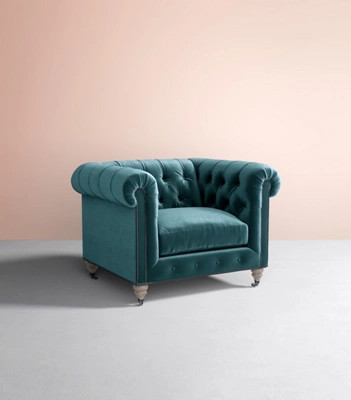 Lyre Chesterfield Chair | Anthropologie (US)