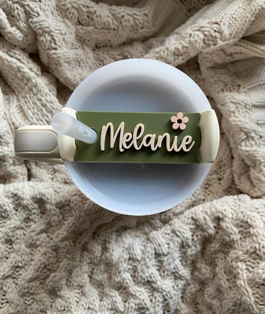 DecoraNova 40oz / 30oz Custom Name Plate for Stanley Tumbler, Tumbler Name Plate, for Stanley Lid... | Amazon (US)