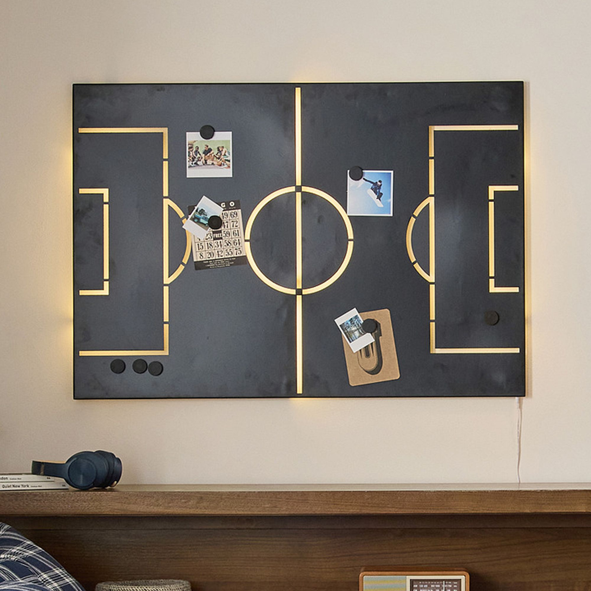 Backlit Sports Field Magnetic Board | Pottery Barn Teen