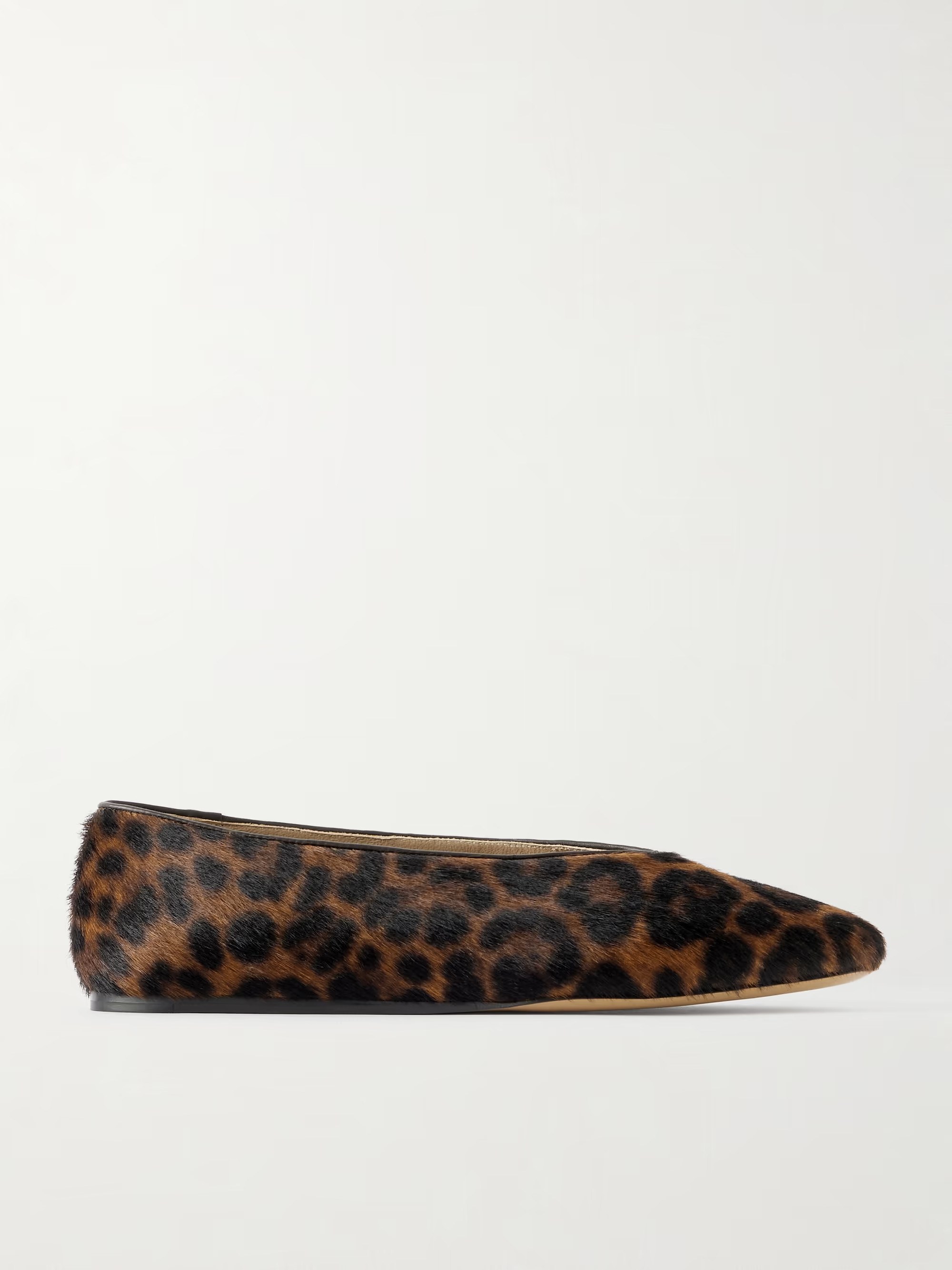Regency leopard-print calf hair ballet flats | NET-A-PORTER (UK & EU)