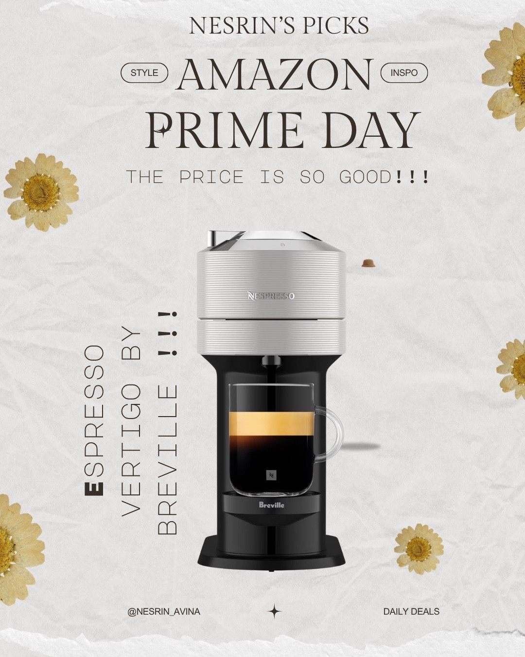 Prime day ! The price!! I have this older version.   The new version is way more sleek in design. This is Breville quality y’all.  Get it!! Best purchase ever #prime day