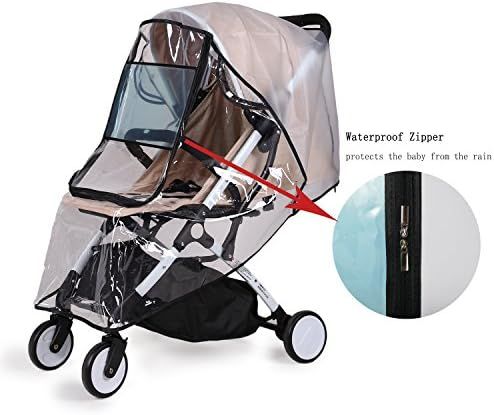 Bemece Stroller Rain Cover Universal, Baby Travel Weather Shield, Windproof Waterproof, Protect from | Amazon (US)