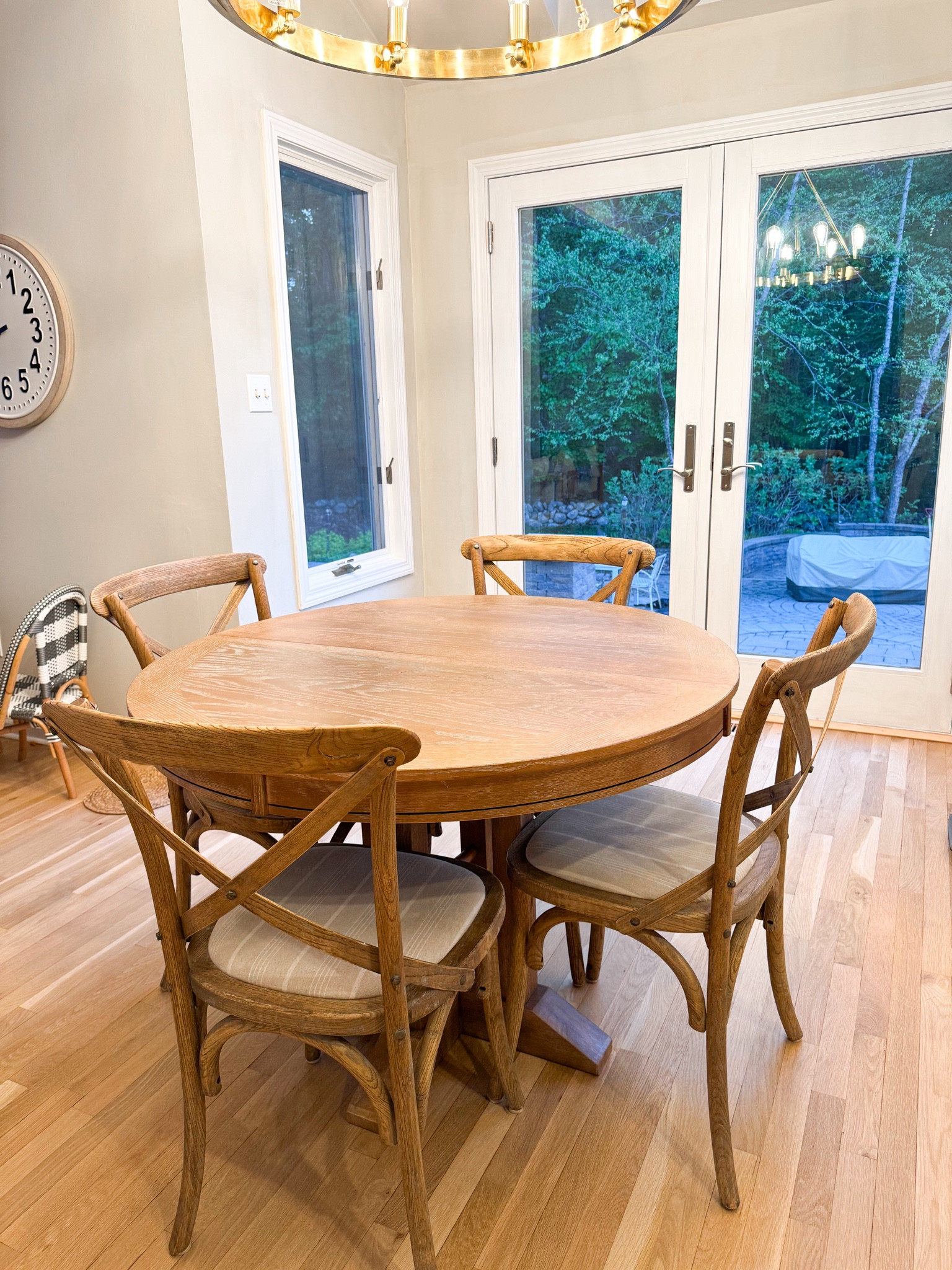 Just got in this Farmhouse wooden table for our kitchen dining nook currently on promotion from The Home Depot! #thehomedepotparter #thehomedepot 

#LTKHome #LTKSaleAlert