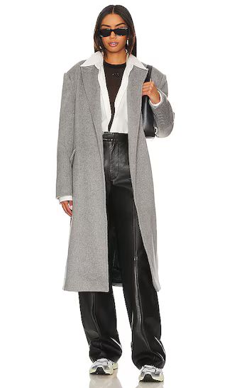 Sadie Coat in Grey | Revolve Clothing (Global)