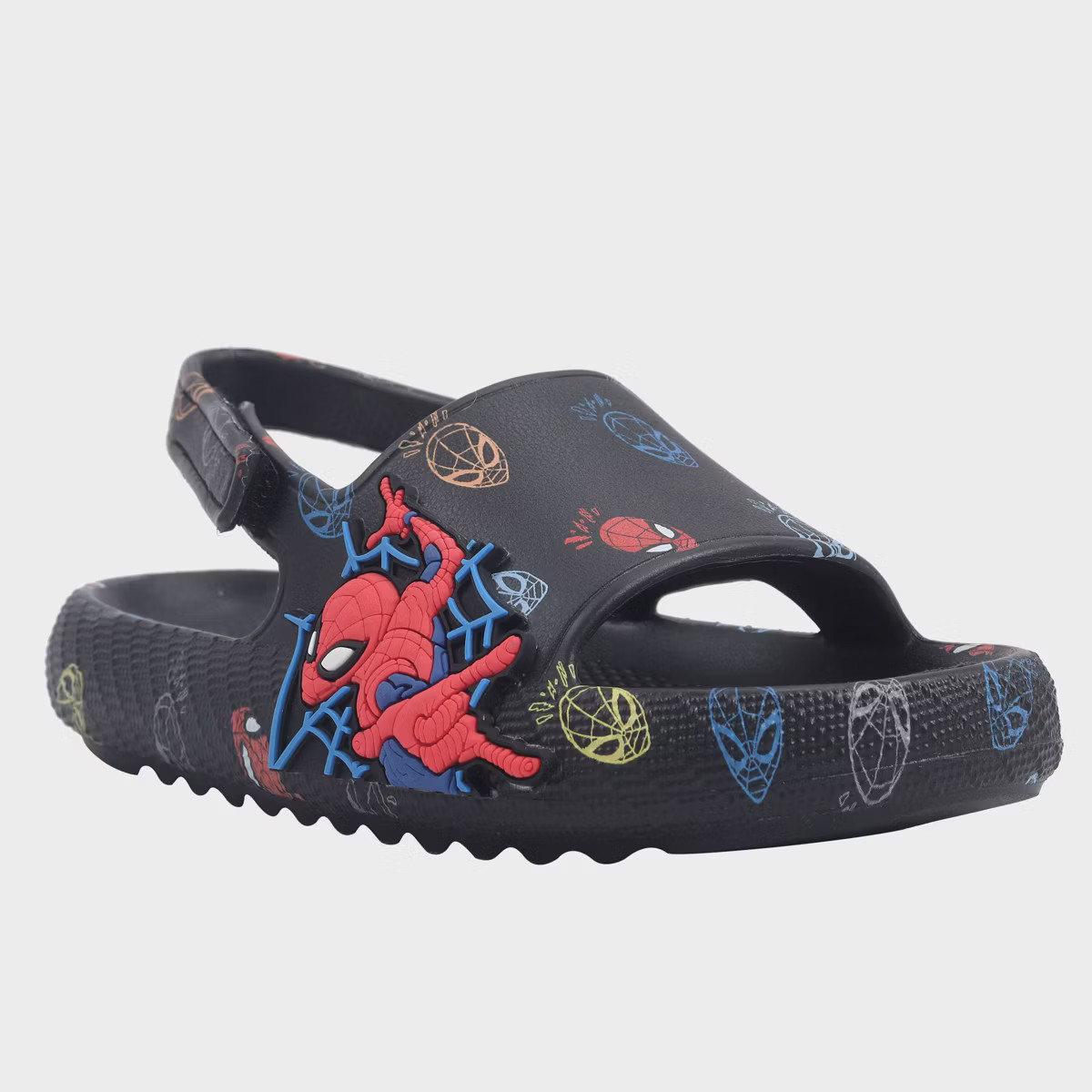 Boys' Spider-Man Slide Sandals - Black | Target