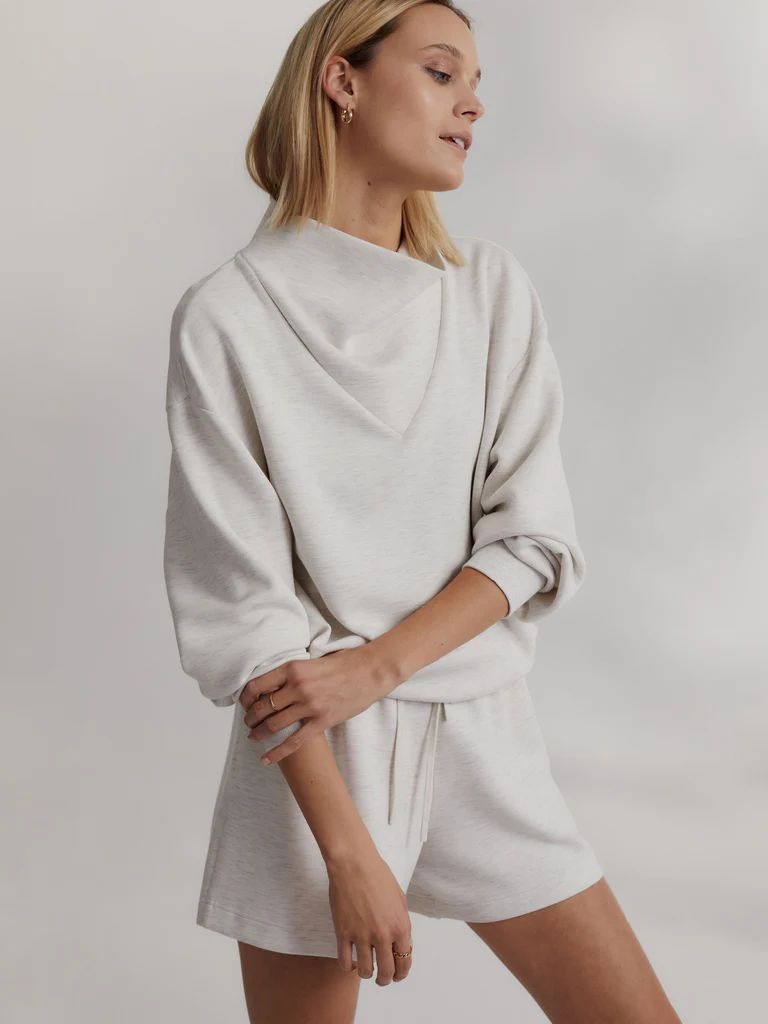 NEW!! Betsy Sweatshirt in Ivory by VARLEY | Glitzy Bella