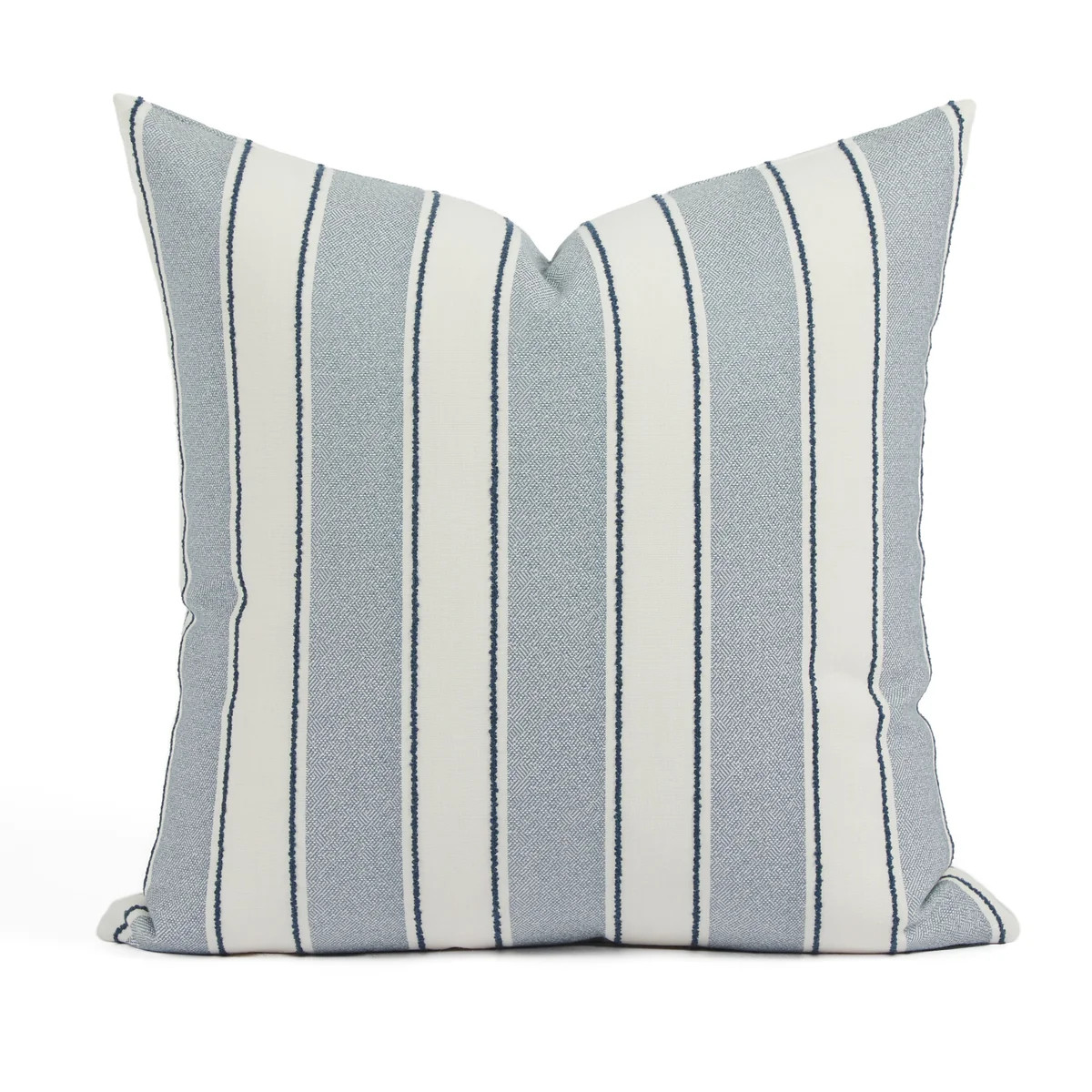 Sentiment 20x20 Outdoor Pillow, Denim | Tonic Living