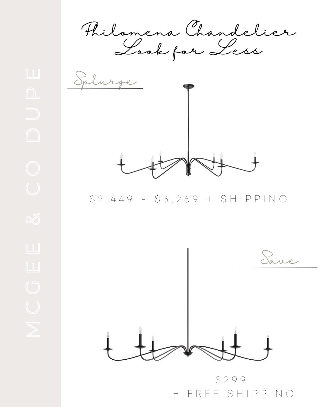 McGee and Co Philomena Chandelier dupe! 

McGee and Co look for less, McGee and Co inspired, McGee and Co look alike, McGee and Co Philomena Chandelier Look for Less, affordable chandelier, Joss & Main Zoyla Chandelier, oversized chandelier, living room chandelier, large entryway chandelier, oversized living room lighting, oversized chandelier in living room, large chandelier, oversized foyer chandelier 

#LTKHome #LTKSaleAlert