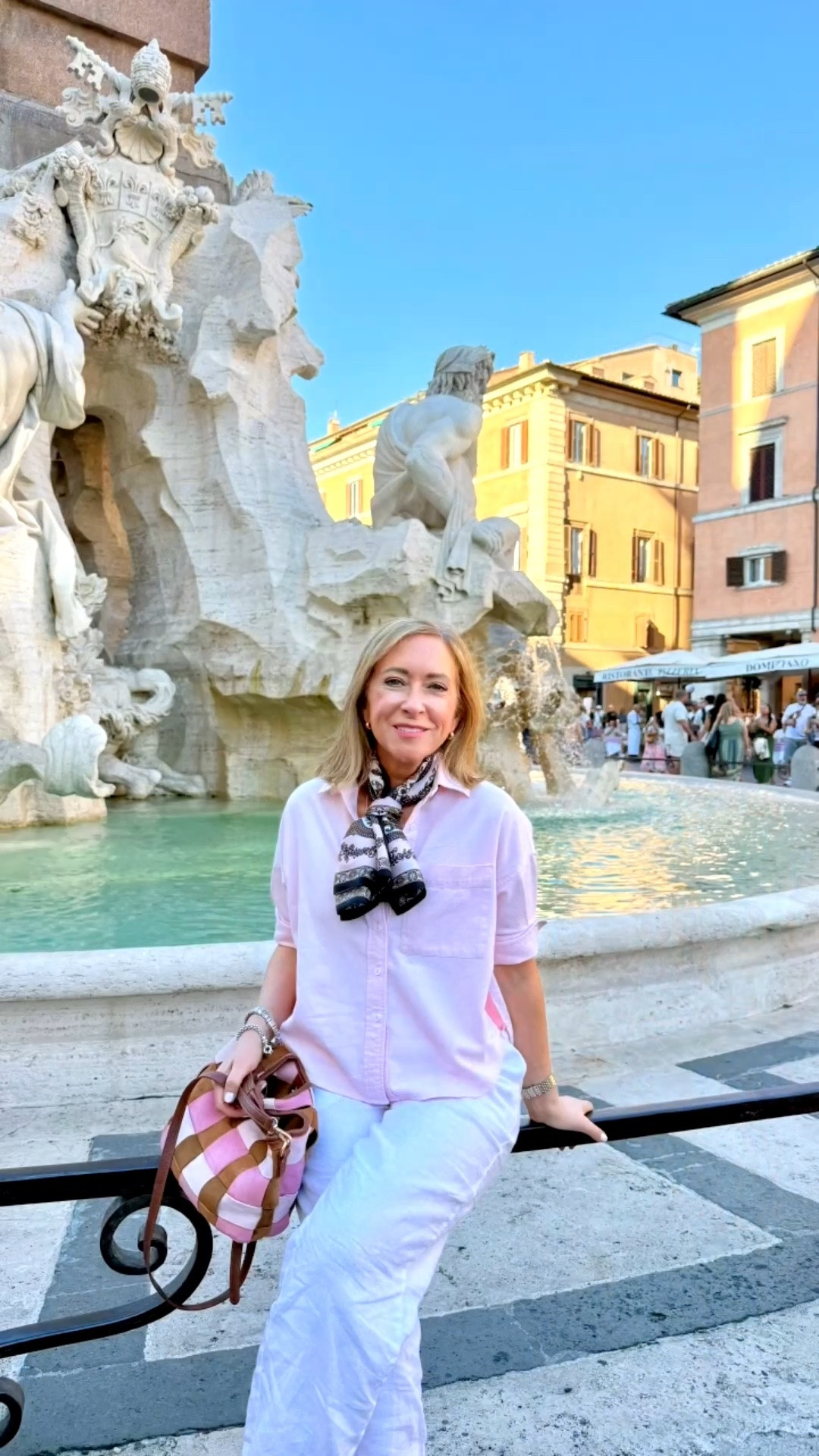 Well hello 60! I’ve been dreading the number but today I’m happy to usher in a new decade. 
It’s been a fabulous day in Rome seeing beautiful sights and great food.

#LTKdayinmylife #LTKOver40 #LTKPetite