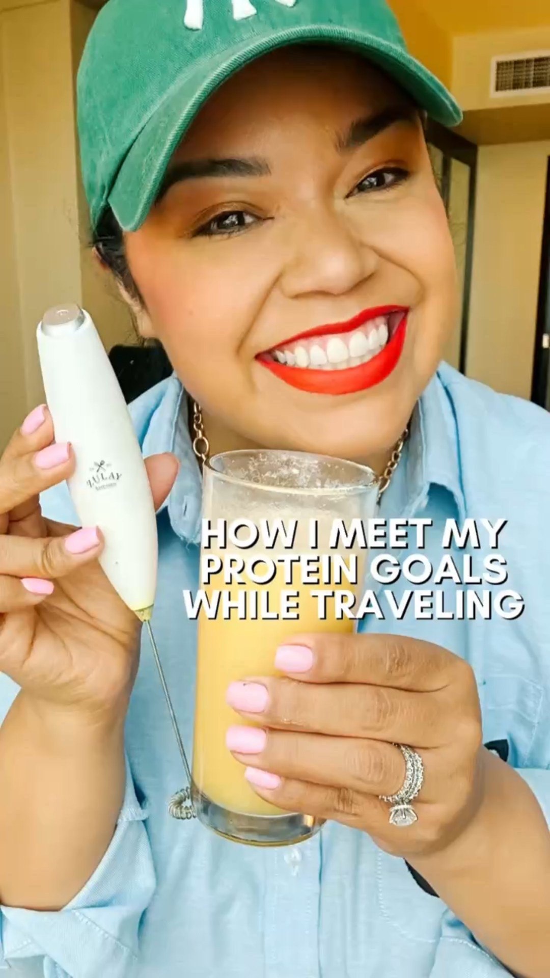 I’m really enjoying the Oath liquid protein. They have several different flavors and it’s another great way to meet your daily protein goal while traveling. 

Liquid protein, travel, protein goal, oath liquid protein, glp1, travel must have, travel with me, smiles and pearls, Sephora liquid lip, meal prep

#LTKfitnessgoals #LTKselfcare #LTKMidsize