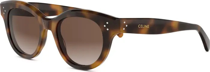 3 Dots 51mm Round Sunglasses | Nordstrom