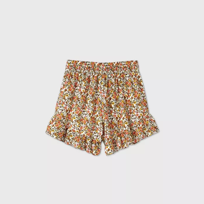 Women's High-Rise Drawstring Waist Ruffle Shorts - Wild Fable™ (Regular & Plus) | Target