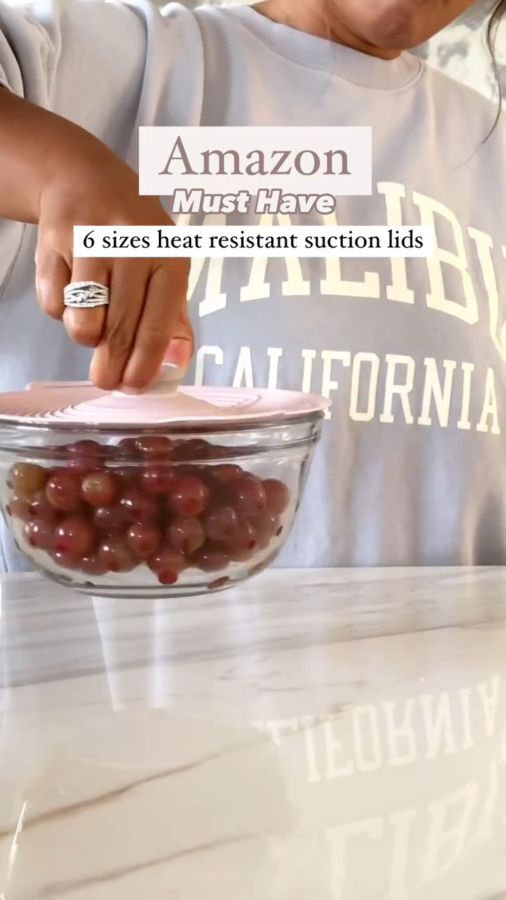 If you’re tired of looking for lids or lost a lid, this is for you! Comes I 8 pack with 6 different sizes! Under $20 Amazon must have!! Kitchen essential - Amazon home

#LTKHome #LTKSaleAlert #LTKFindsUnder50