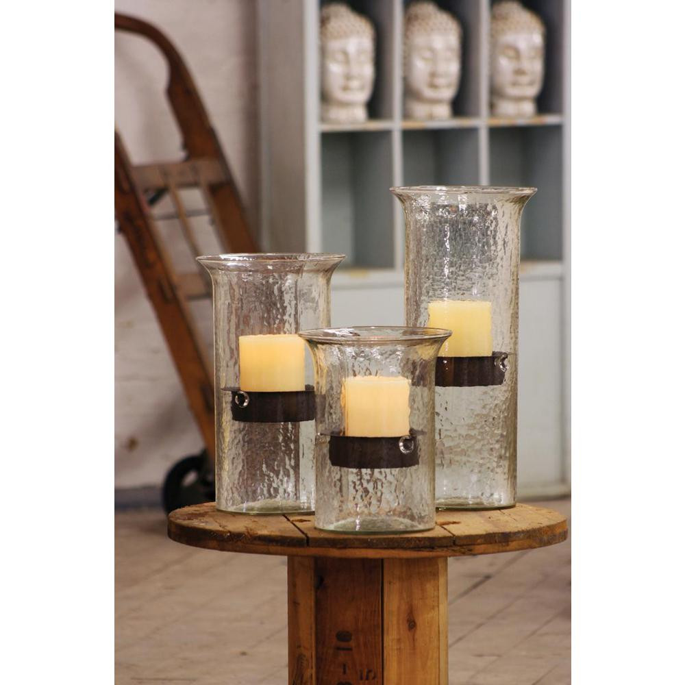 Kalalou Inc Original Glass Candle Cylinder W Rustic Insert - Large | Walmart (US)