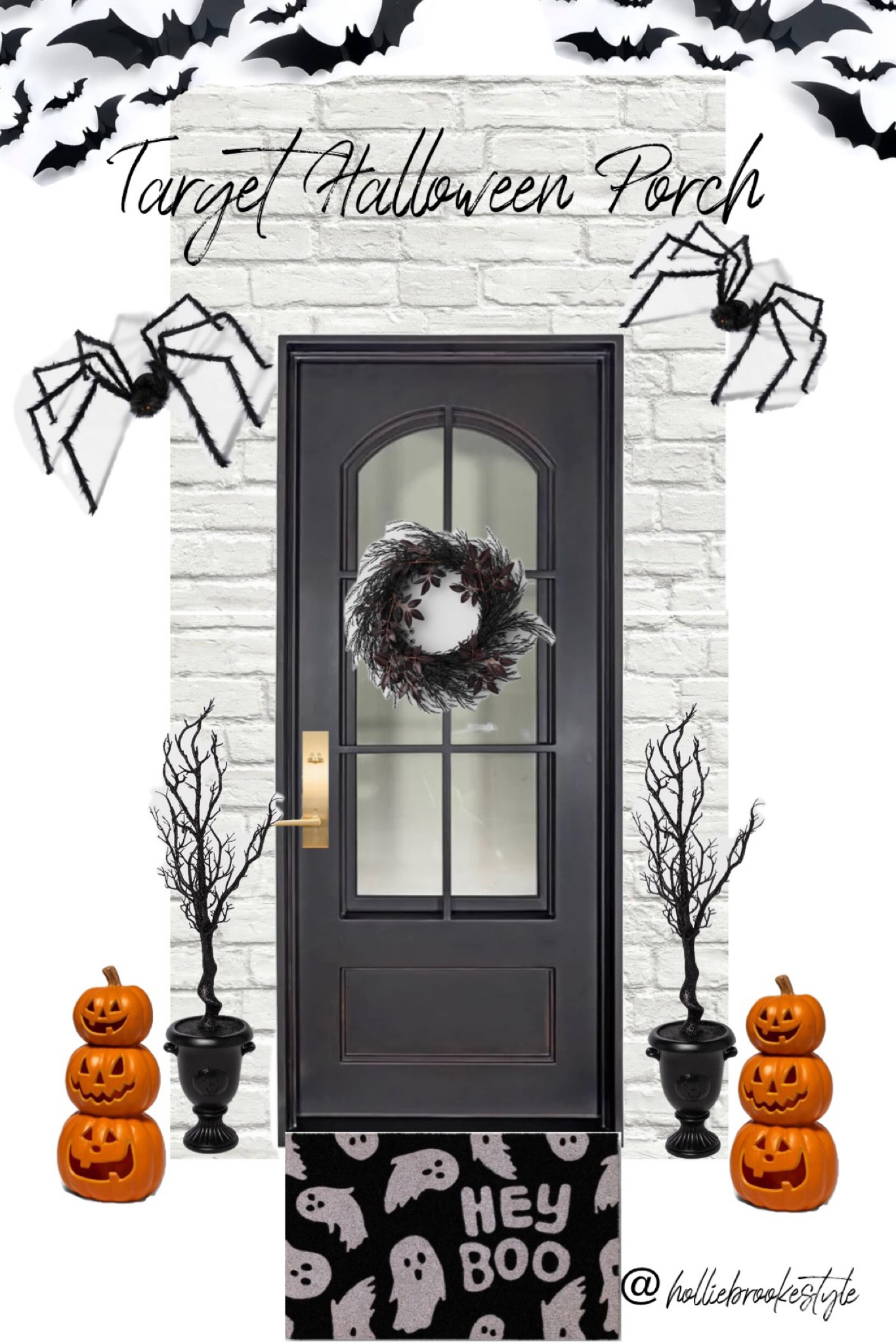 Halloween porch decor at Target.

Halloween decor
Target finds
Halloween wreath
Black trees
Stacked pumpkins
Spider decor
Fall porch
Halloween doormat

#LTKHoliday #LTKHalloween #LTKSeasonal