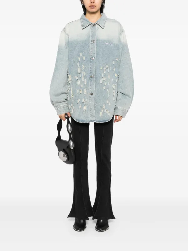 Ground Zero logo-embroidered Jacket | Blue | FARFETCH | Farfetch Global