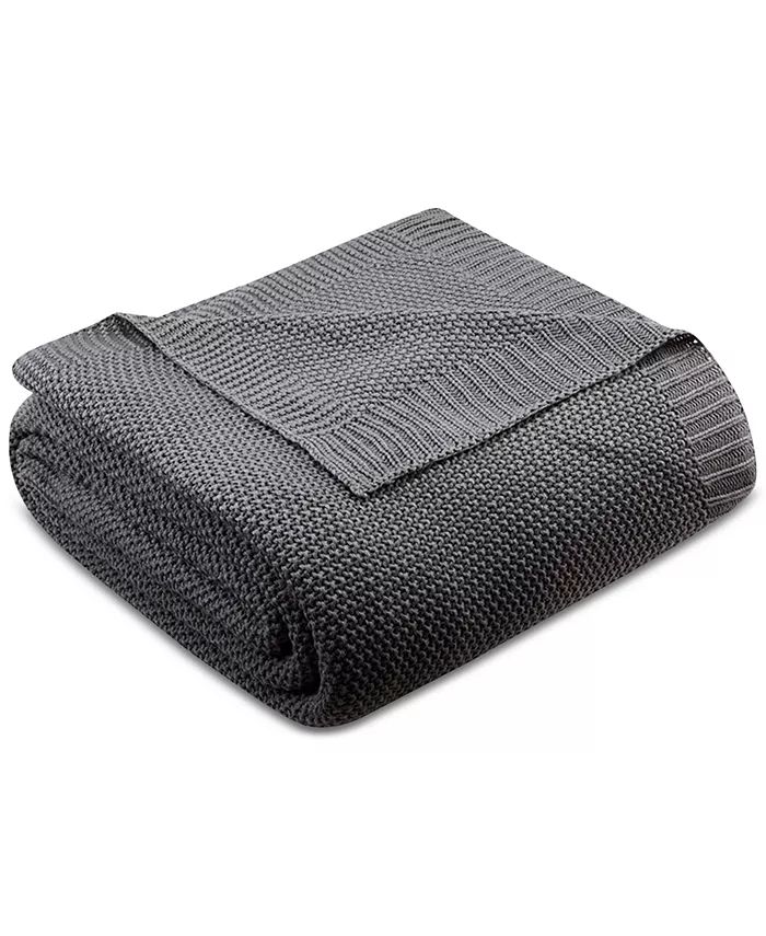 INK+IVY Bree Knit Twin Blanket & Reviews - Blankets & Throws - Bed & Bath - Macy's | Macys (US)
