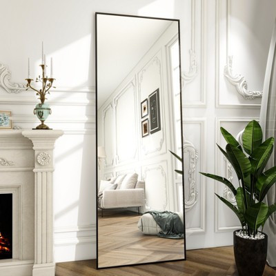 BEAUTYPEAK Rectangle Full Length Mirrors 71"x30",Black | Target