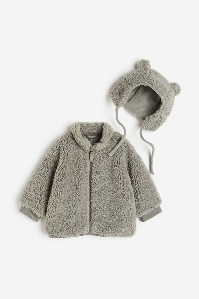 2-piece Set in Teddy Fleece | H&M (US + CA)