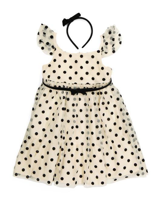 Girls Polka Dot Dress | TJ Maxx