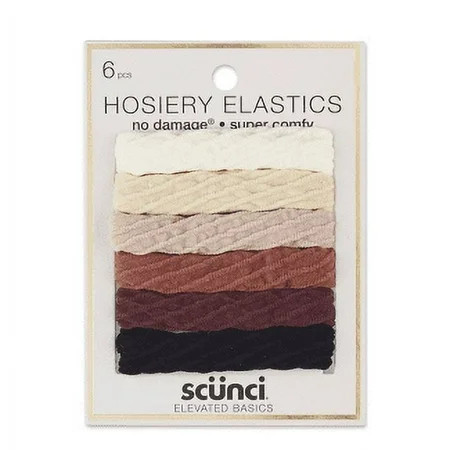Scunci Hosiery Elastics - 6pk | Walmart (US)