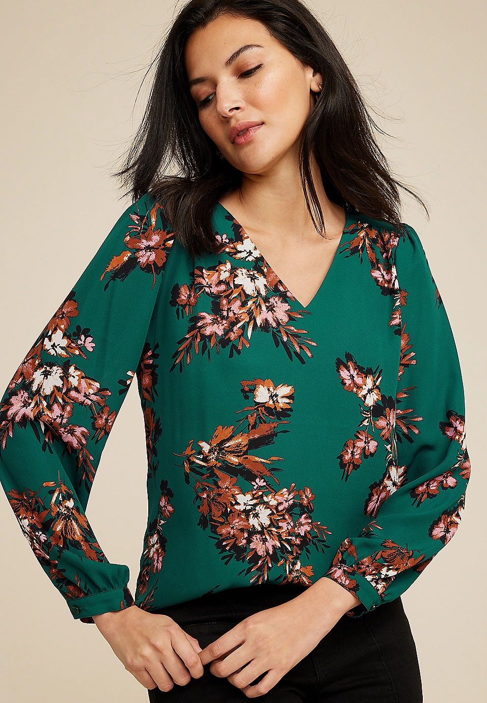 Floral Tunic Blouse | Maurices