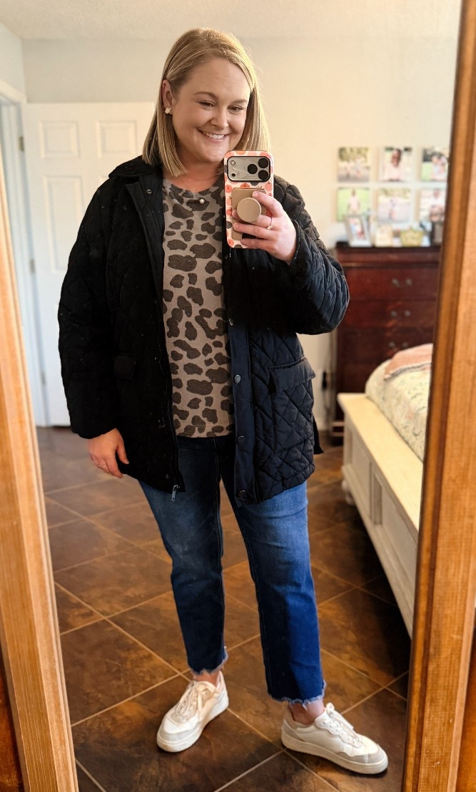 Soccer mom. Basketball mom. Comfy outfit enthusiast. 😉
Quilted jacket + jeans + sneakers = my weekend uniform!

#LTKFindsUnder50 #LTKMidsize #LTKSeasonal