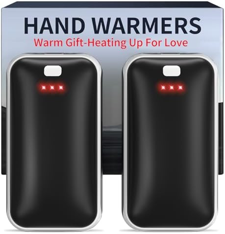 Lerat Hand Warmers Rechargeable, 2 Pack Electric Hand Warmer, Reusable Portable Pocket Heater USB... | Amazon (US)