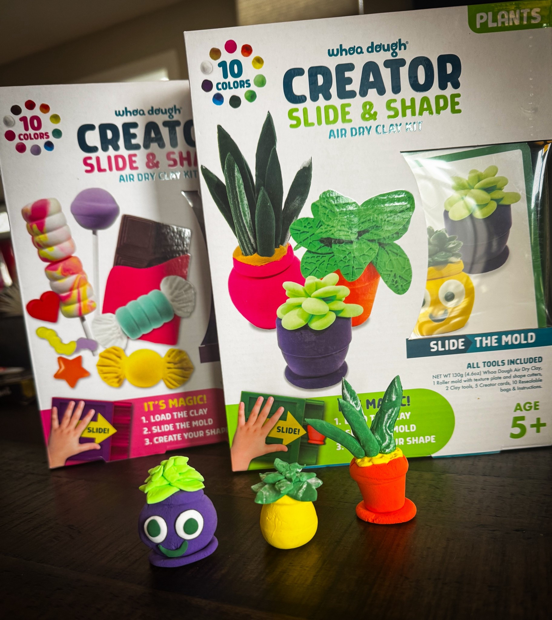 Okay wait… these are actually SO cute 😍🌱

I grabbed these Whoa Dough Creator Slide & Shape Air Dry Clay Kits for my girls and they are the perfect low-mess weekend activity. You just load the clay, slide the mold, and create your shape — no baking, no crazy cleanup, and everything is included 🙌🏼

They’ve been making the cutest little plants and shapes (and actually staying busy 👏🏼). Bonus: they’re officially the only plants in my house I can actually keep alive 😂🌿

Such a fun screen-free activity for ages 5+ and they would make the CUTEST Easter basket gift 🐣🌸 — something creative that isn’t just more candy.

Linking them here before they sell out 💚✨

#EasterBasketIdeas #CreativeKids #LowMessFun #MomLife