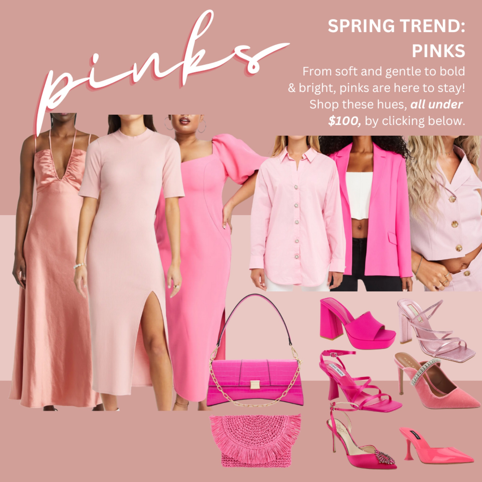 BARBIE PINK! Shop Barbie’s favorite shade - all pink everything! #barbie #barbiecore #barbiestyle #pink #hotpink #Nordstrom favorites #nsale featuring the pink trend! #under100 #sale #nordstromsale #spring #LTKSale

#LTKunder100 #LTKwedding #LTKFind