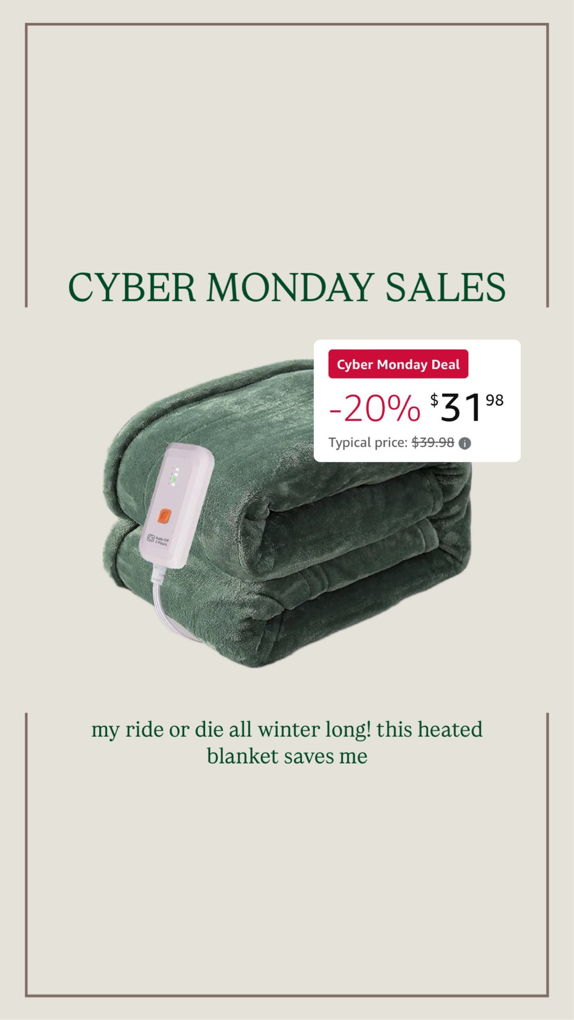 Shop this Amazon Cyber Monday sale - it’s a Winter staple of mine!

#LTKCyberWeek #LTKHoliday #LTKGiftGuide